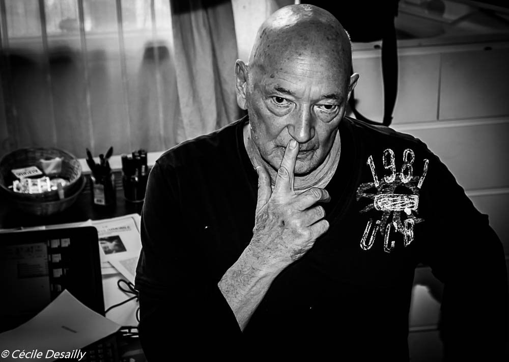 Jean Starck dans son atelier